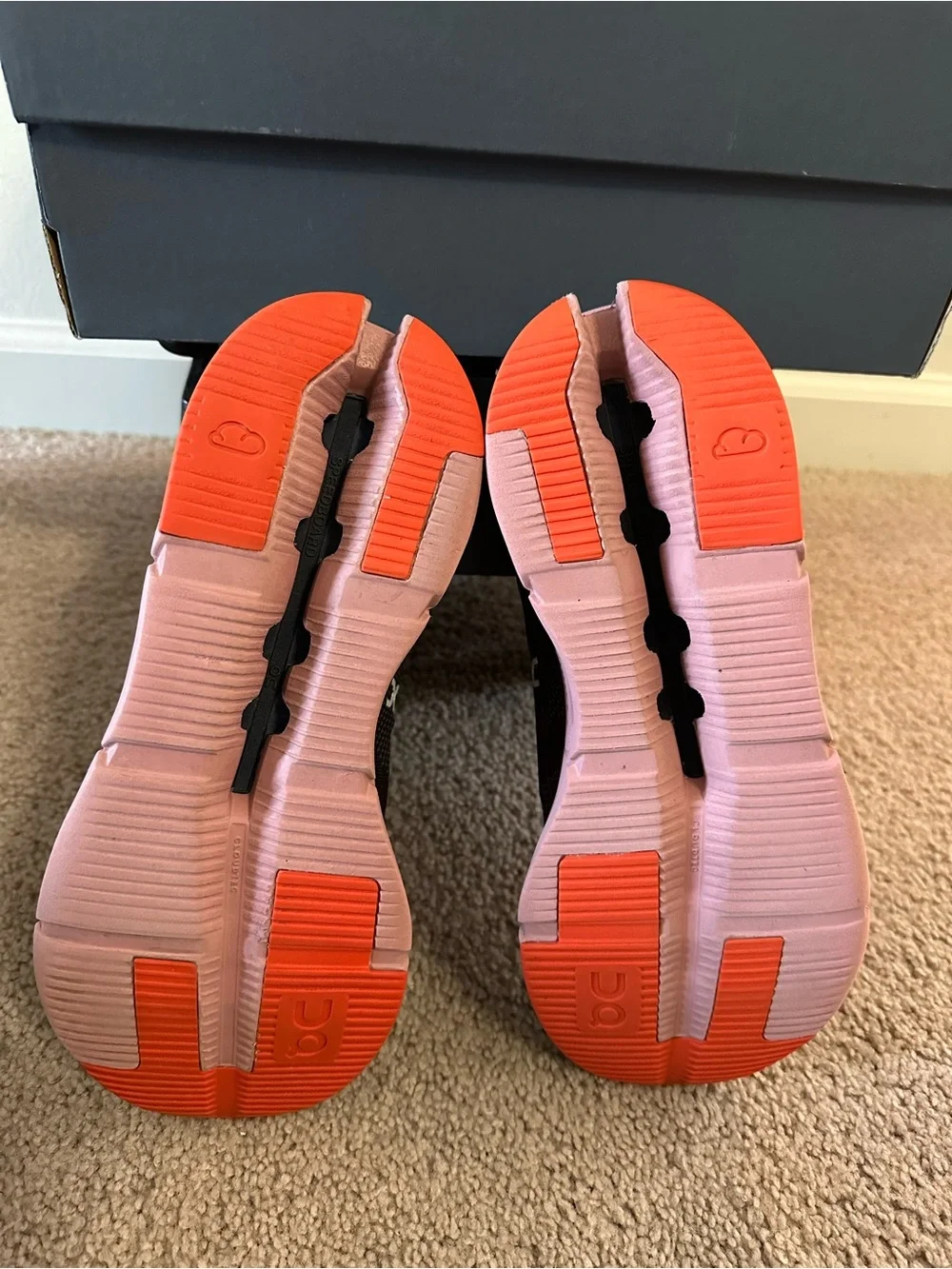 On Running Women's Navy and Pink Cloudswift Athletic Sneakers Size 10 W